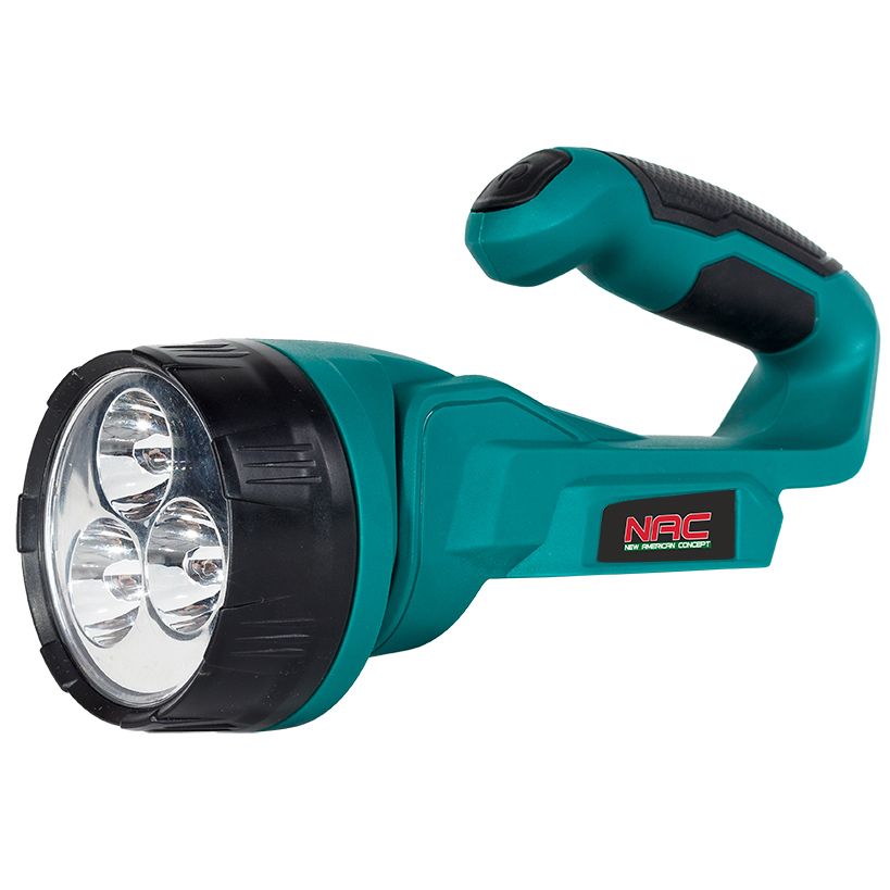 AKUMULATOROWA LATARKA NAC CT-LI-20V 260lm dioda 3x1W Led regulowana głowica