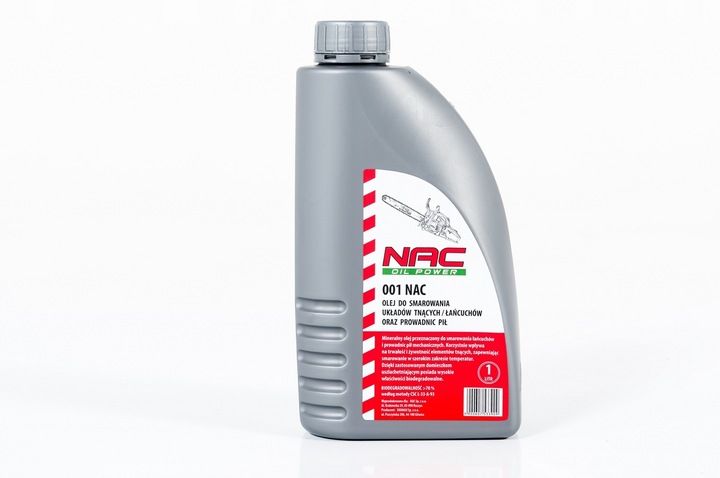 OLEJ do prowadnic i łańcuchów 1L - NAC SR 1L