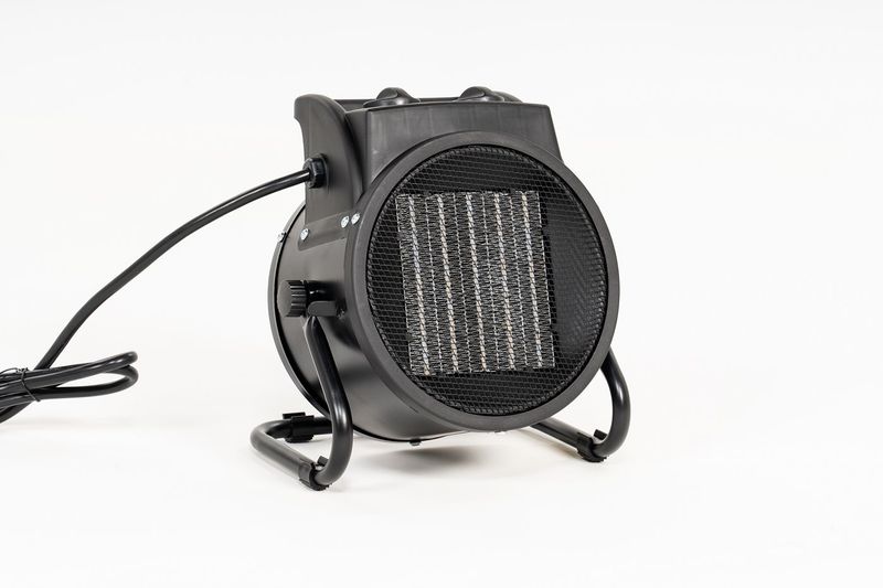 Przenośna Ceramiczna Nagrzewnica Elektryczna PTC 3kW Słonko NAC HE-3K-S-BG