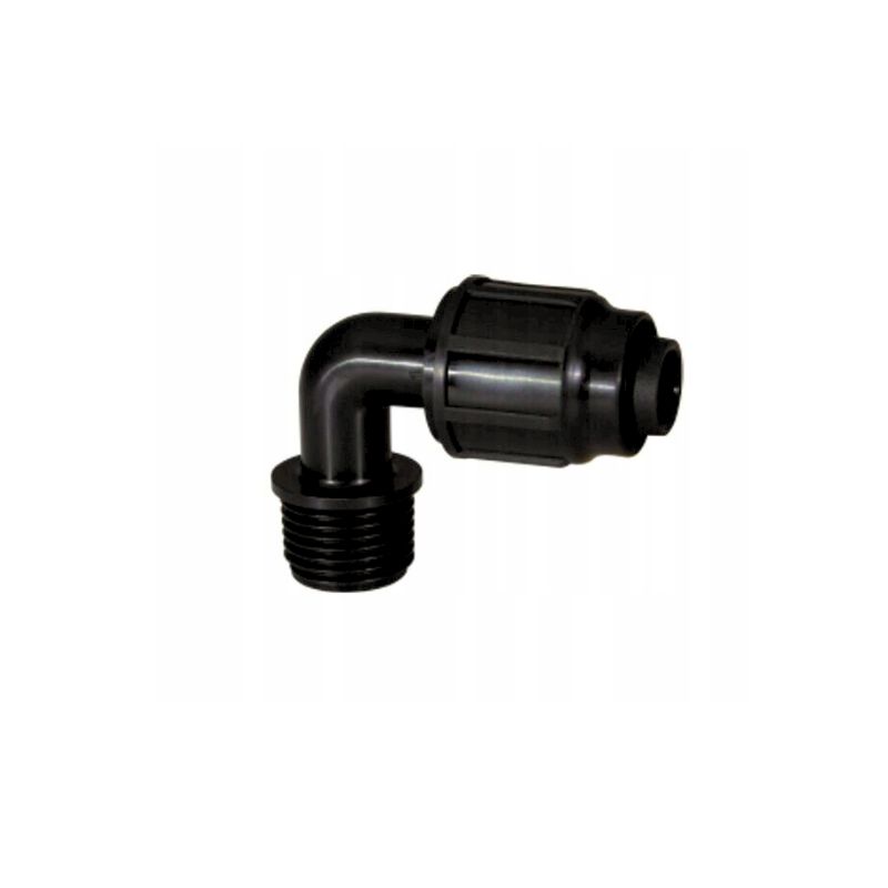 Kolano PE 16 x 16 mm do linii kroplującej i rury PE