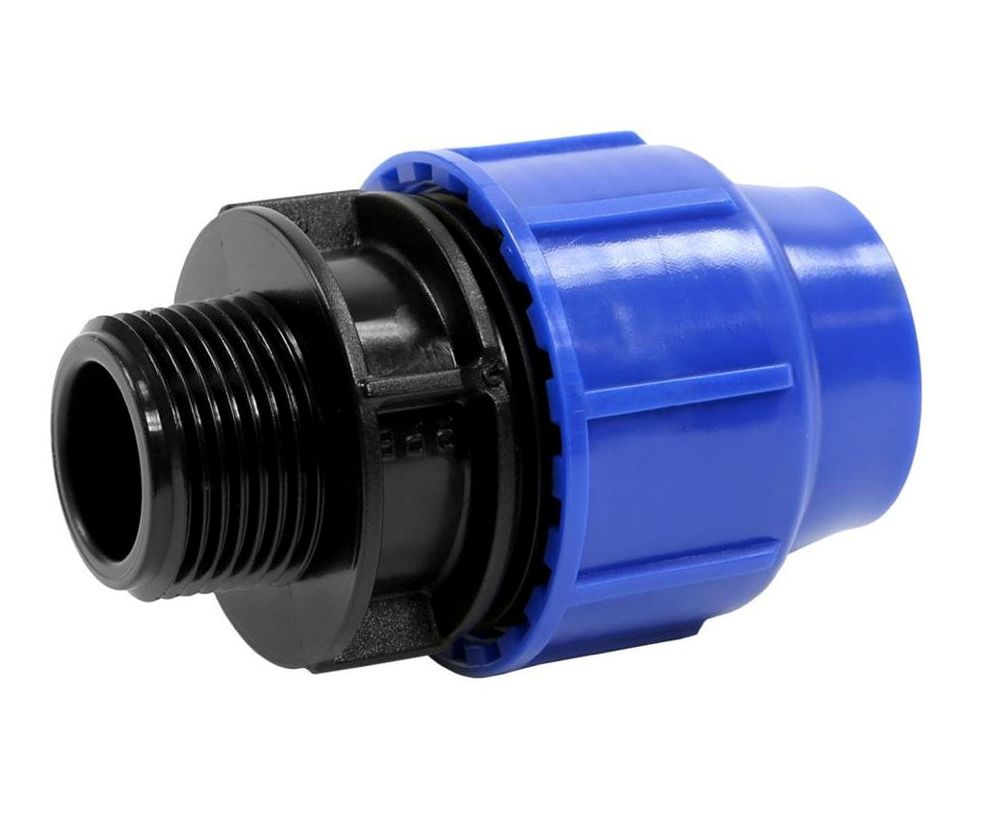 Złączka Przelotowa przelot PE 25mm x 1 cal GZ GF (Polietylen)