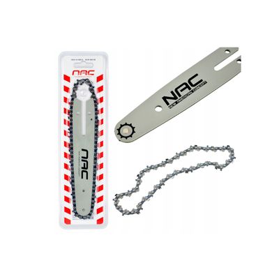 ZESTAW - PROWADNICA 8" + ŁAŃCUCH 45 OGNIW (1/4" x 1,1 MM) - NAC CB18-20-B20-S