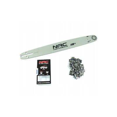 ZESTAW TNĄCY – PROWADNICA 18" + ŁAŃCUCH 72 OGNIWA (0.325" x 1,5 MM) DO PILAREK NAC
