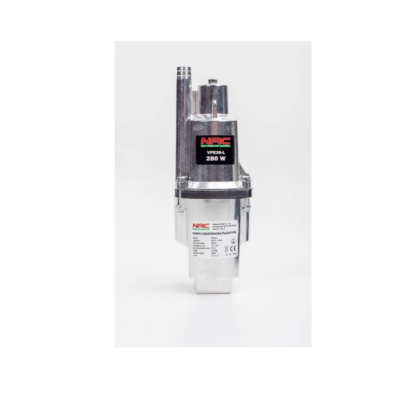 Pompa głębinowa membranowa NAC VPE28-L – 280 W (wysokość podnoszenia 68 m)