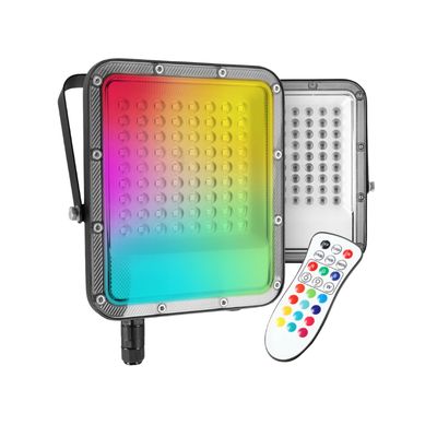 Naświetlacz LED PREMIUM 50W RGB IP65 (Reflektor Zewnętrzny z Pilotem)