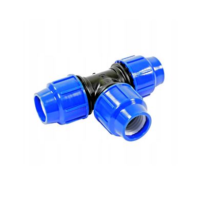 Trójnik skręcany PE 25 x 25 x 25 mm do rur nawadniających