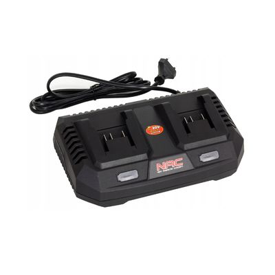 Podwójna Szybka Ładowarka 20V do Akumulatorów NAC BC-LI-2X30-20V (AkuMultiSystem)