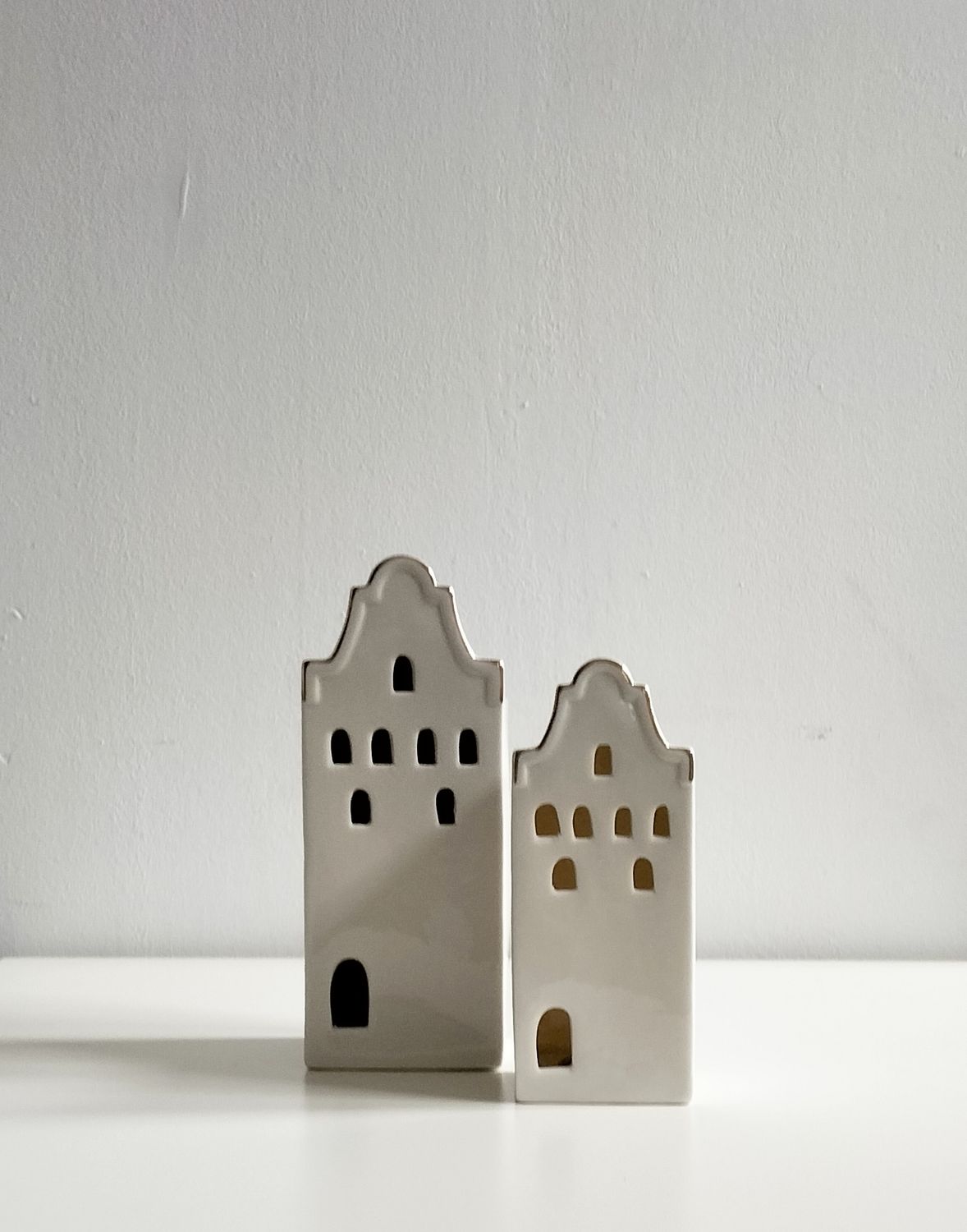 Huisje met led verlichting