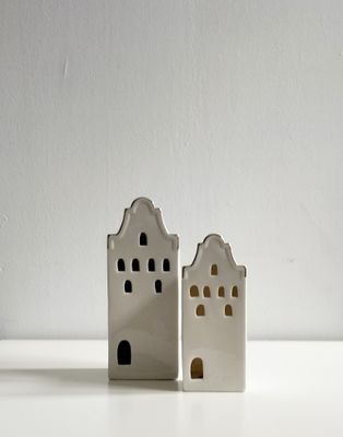 Huisje met led verlichting