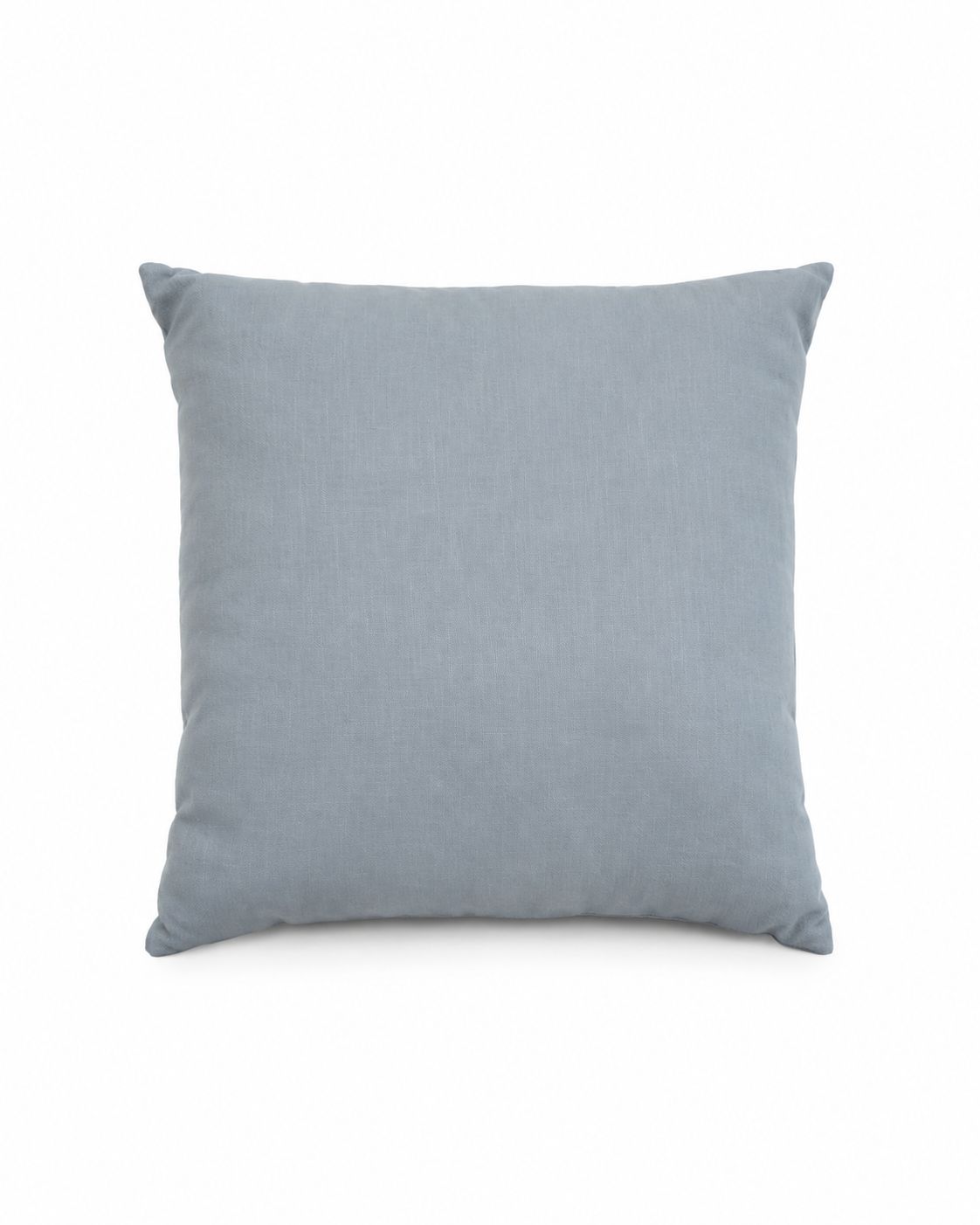 Licht blauw suede kussen