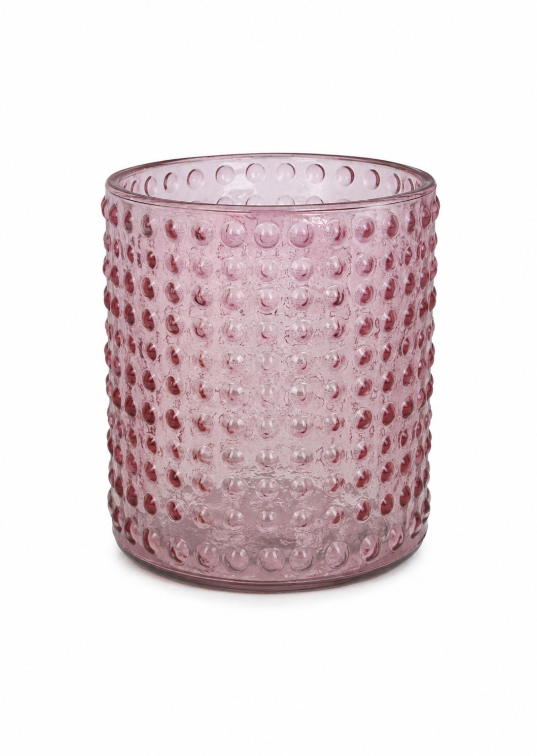 Roze theelichthouder