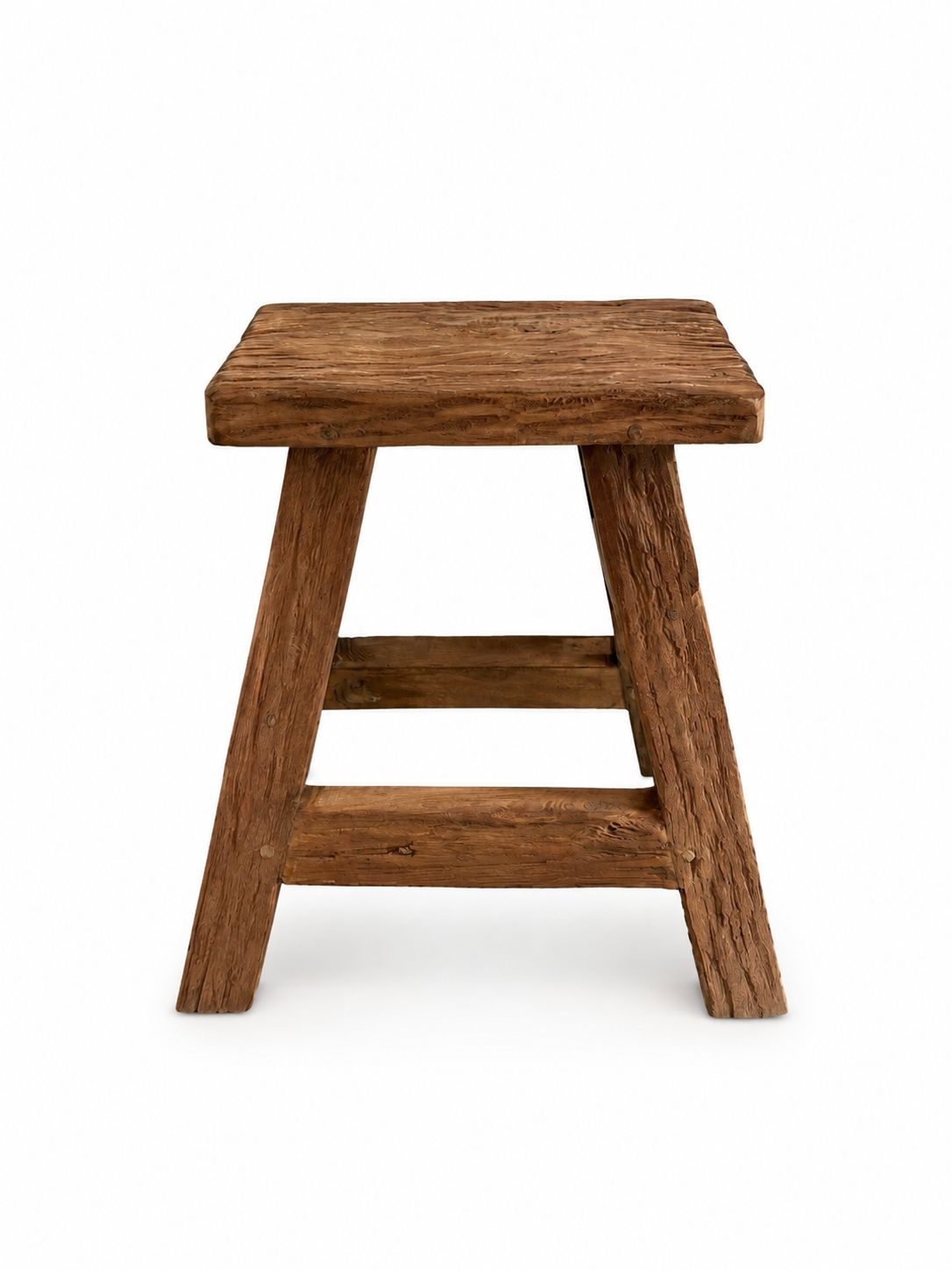 ​Rustieke Houten Kruk – Massief Hout