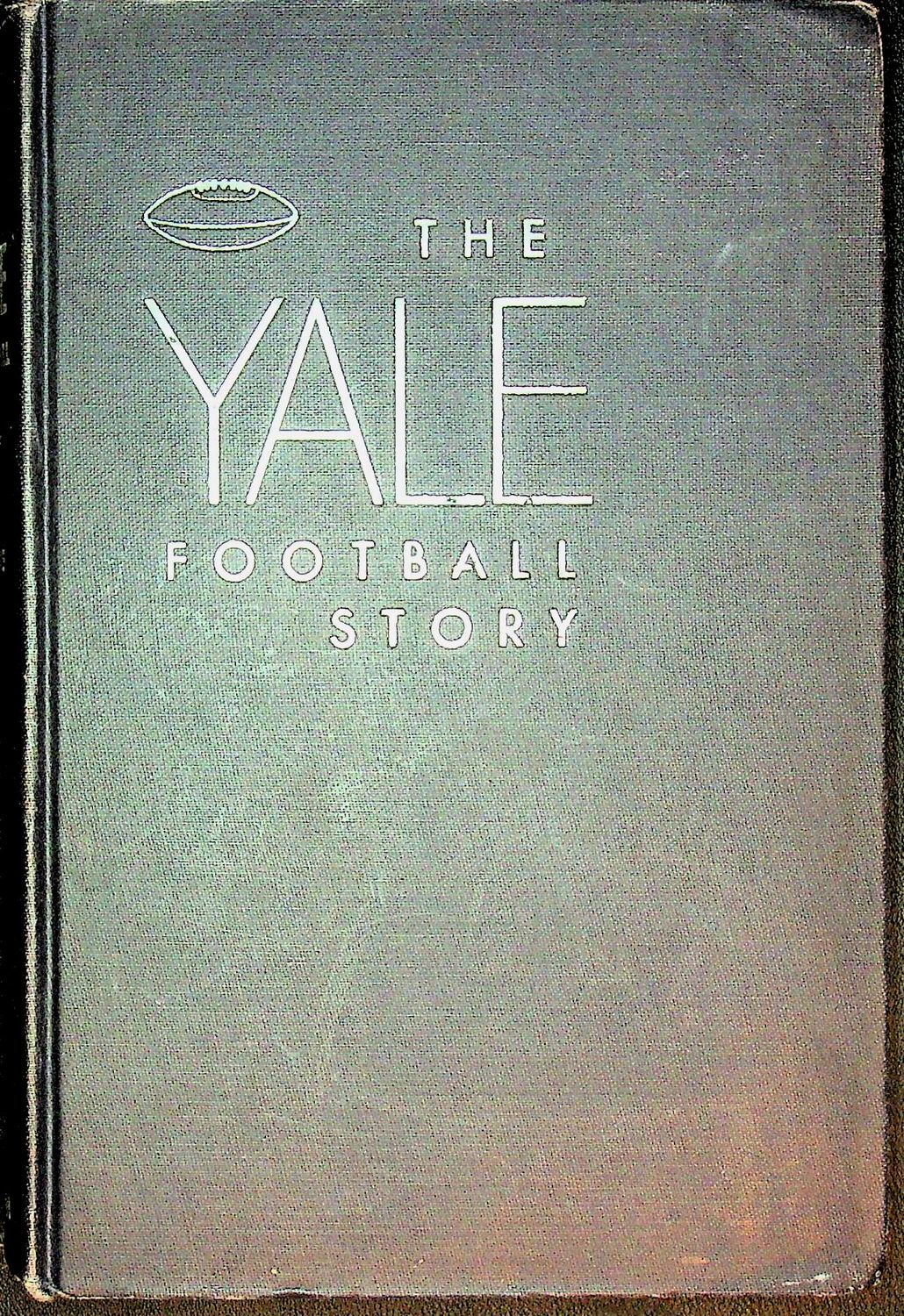 The Yale Football Story by Tim Cohane - SIGNED -1951