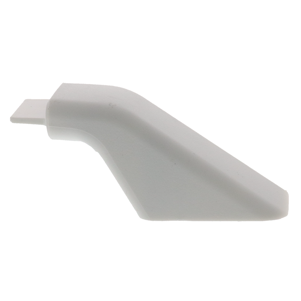 RANGE OVEN HANDLE END CAP WHITE