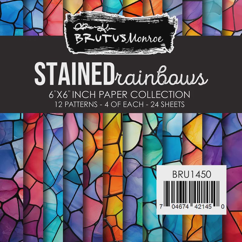 Stained Rainbows Paper Pad