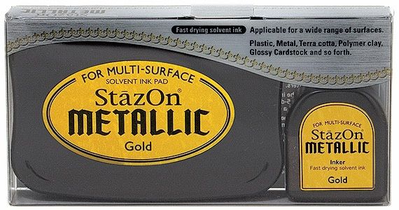 StazOn – Solvent Ink – Metallic – Kit – Gold