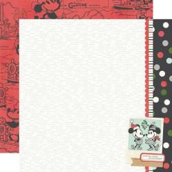 Simple Stories Say Cheese Classic Mouse Christmas Double-Side Cardstock 12&quot; Oh, Joy!