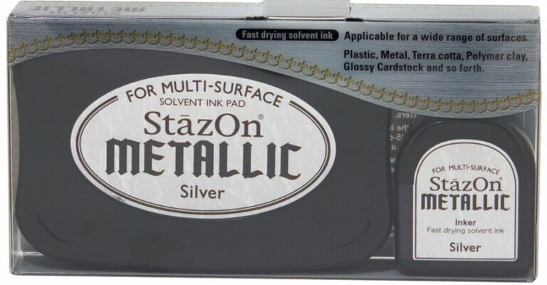 StazOn – Solvent Ink – Metallic – Kit – Silver