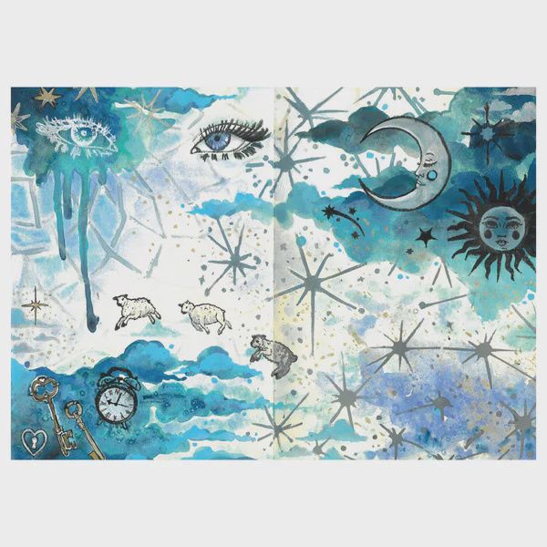 Vic Hollins – Clear Stamps Set with Stencils – Dreamscape (30 Pieces)