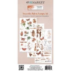 49 And Market Rub-On Transfer Set Color Swatch: Terracotta