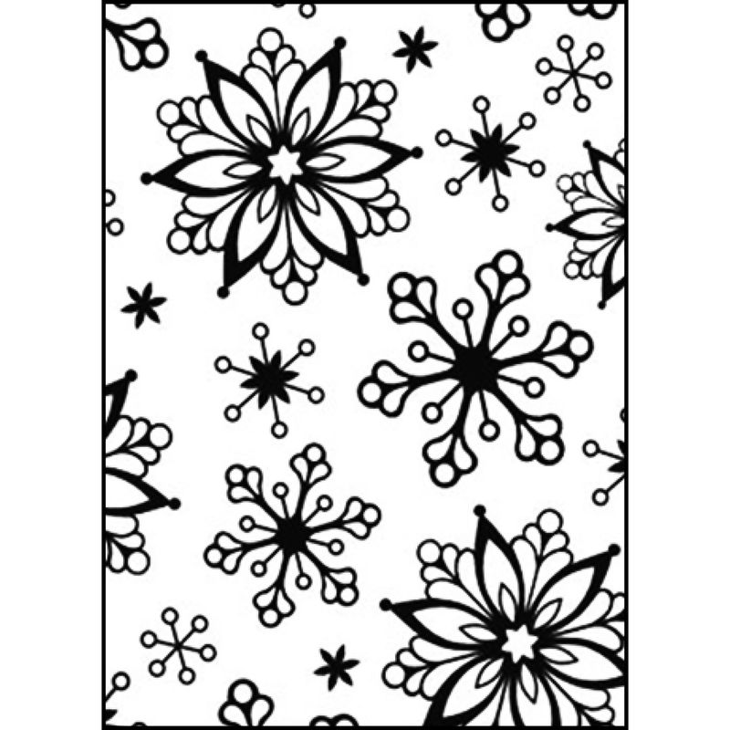 Embossing Folder – Kaleido-Snowflake