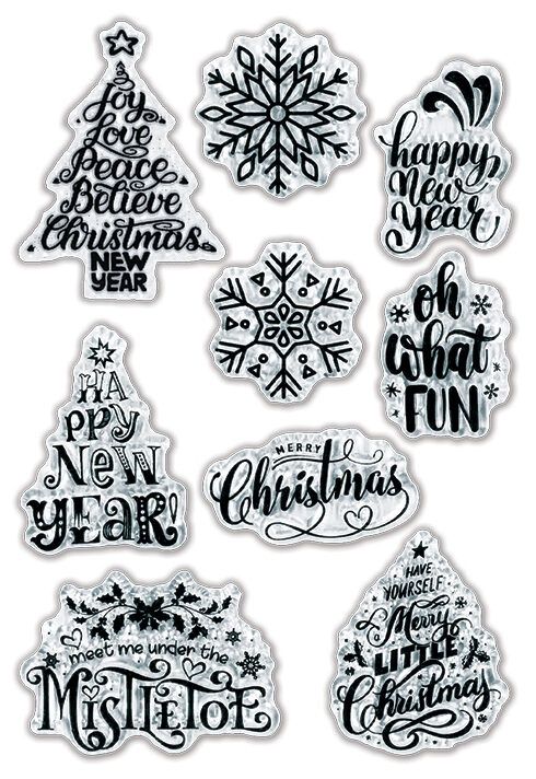 Forever in Time – Clear Stamps – Holiday Sentiments