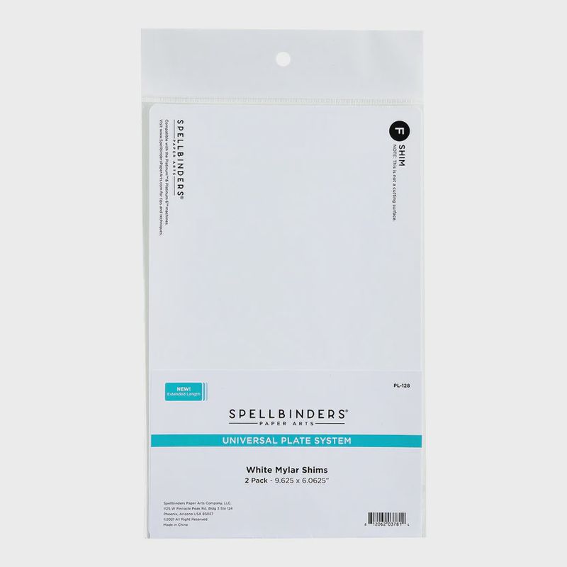 Mylar Shim (F) White 2-Pack