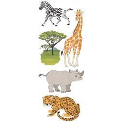 Touch Of Jolee&#39;s Dimensional Stickers Safari Animals
