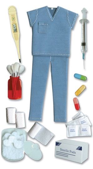 Jolee&#39;s Le Grande Dimensional Stickers-Nurse
