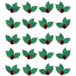Jolee&#39;s Cabochon Dimensional Repeat Stickers Christmas Holly Repeats