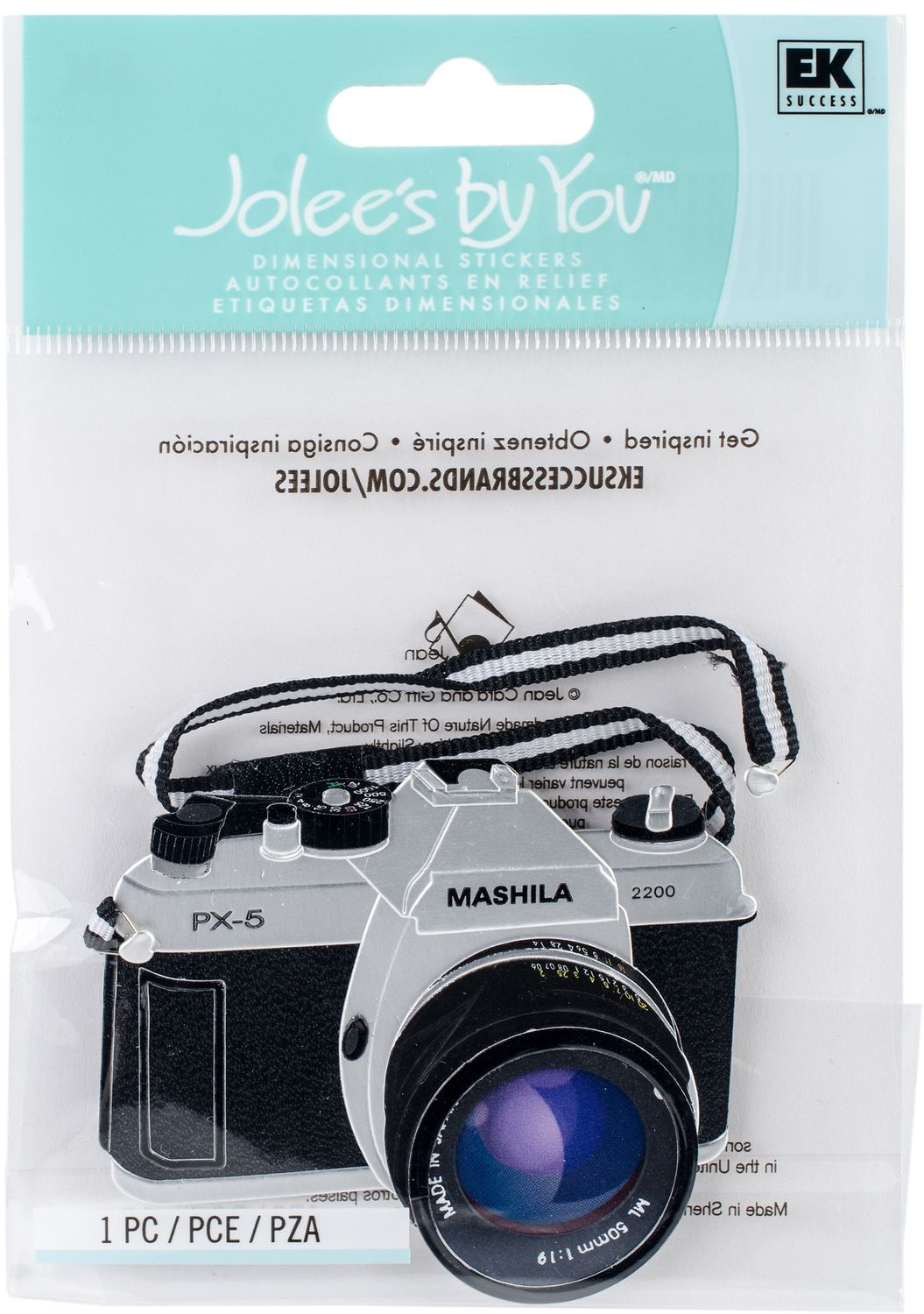 Jolee&#39;s By You Dimensional Stickers-Camera