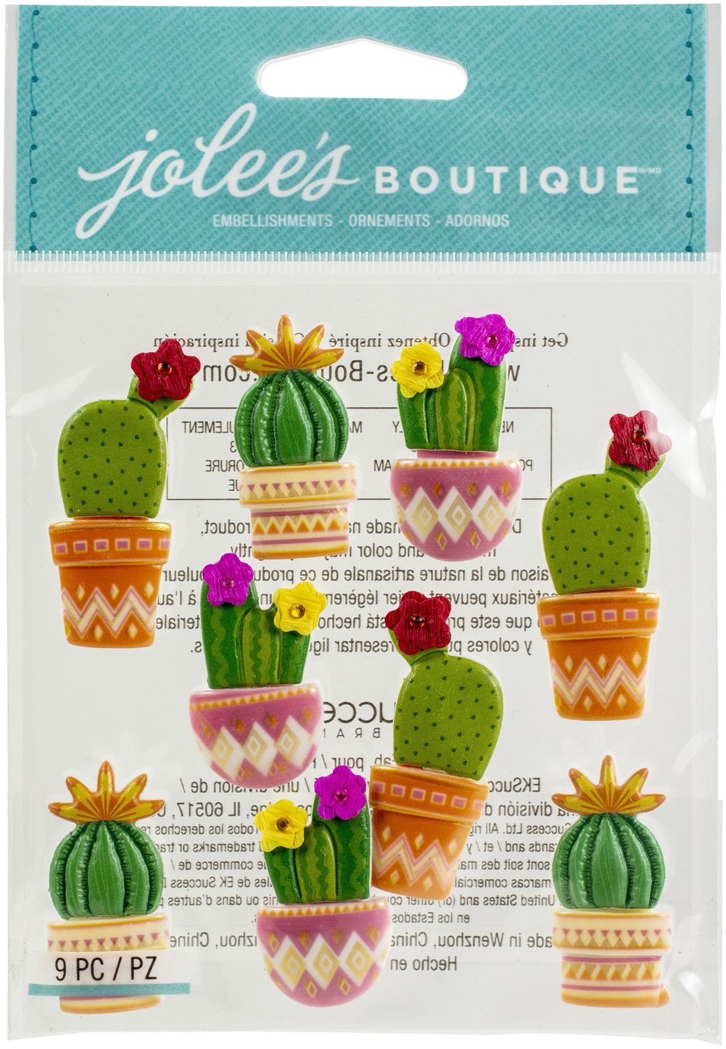Jolee&#39;s Boutique Themed Embellishment-Cacti Repeats