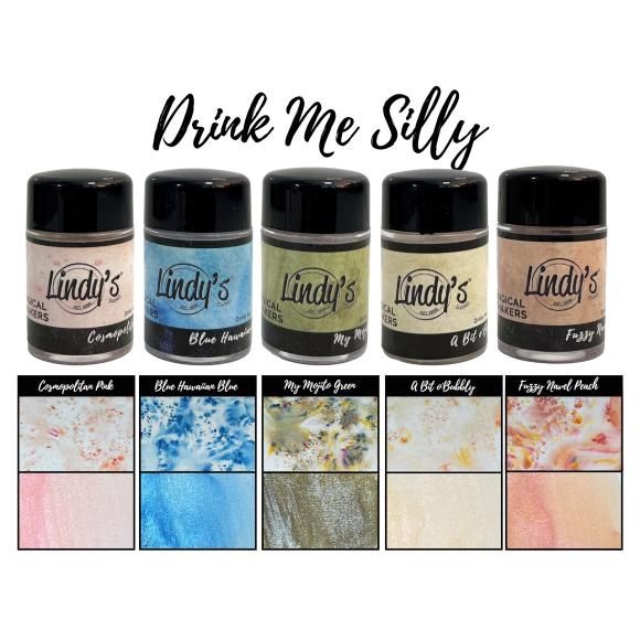 Lindy&#39;s Stamp Gang Magical Shaker 2.0 Set 5/Pkg Drink Me Silly
