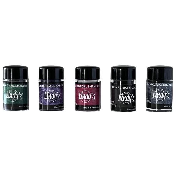 Lindy&#39;s Stamp Gang Flat Magical Shaker Painters Set 5/Pkg Monet All Day