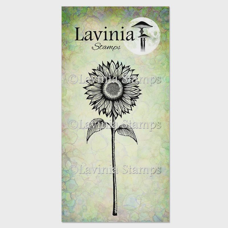 Lavinia Stamps - Open Sunflower Stamp