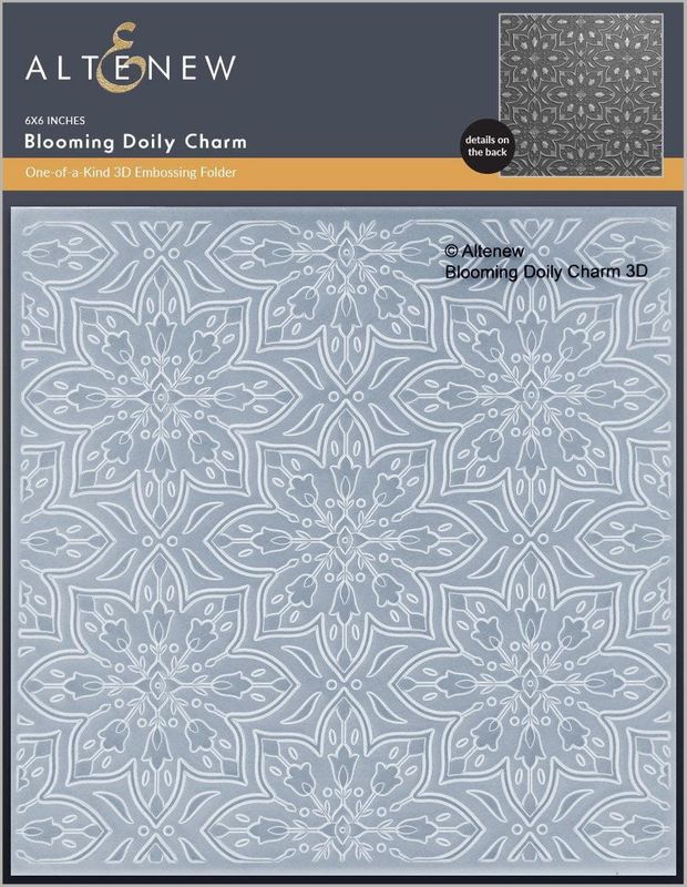 Blooming Doily Charm 3D Embossing Folder