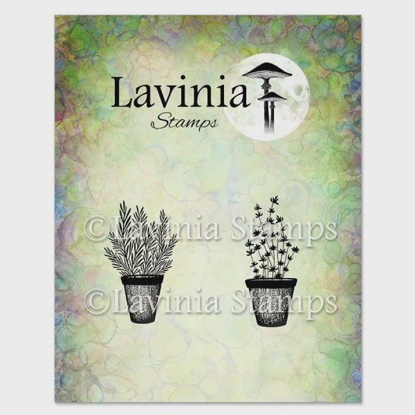 Rosemary &amp; Thyme Pots Stamps