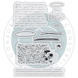 Craft Consortium Photopolymer Stamp set Handwritting, Journaling Phase 2