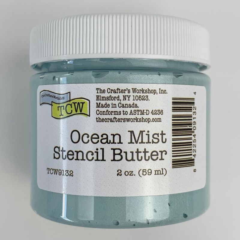Stencil Butter Ocean Mist