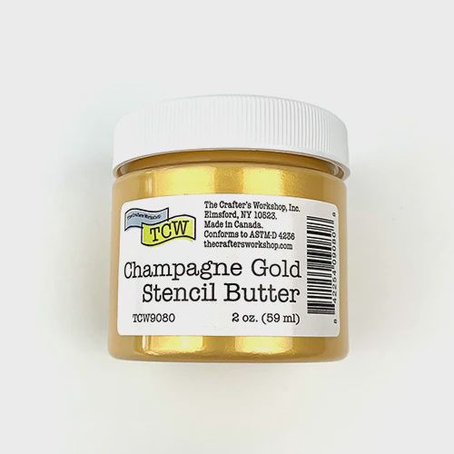 Stencil Butter Champagne Gold