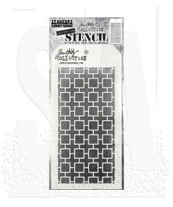 Tim Holtz Layering Stencil: Linked Squares