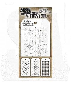 Tim Holtz Mini Shifter Stencil Set #44