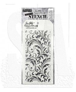 Tim Holtz Layering Stencil: Flourish