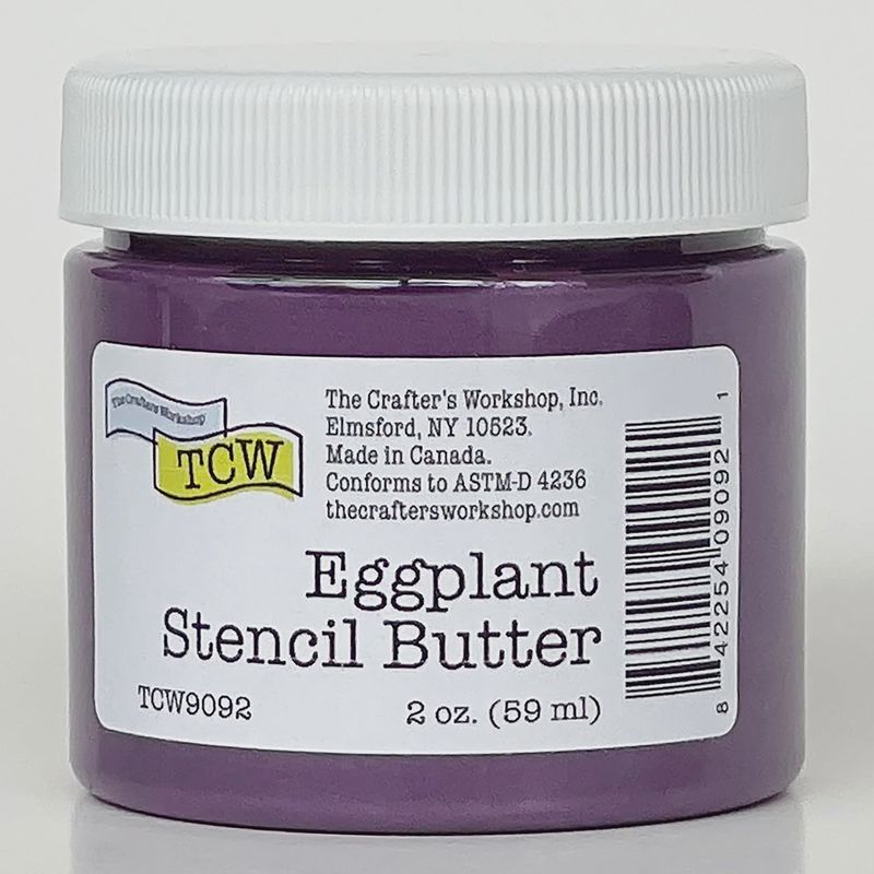 Stencil Butter Eggplant 2 oz.