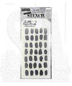 Tim Holtz Layering Stencil: Brush Mark