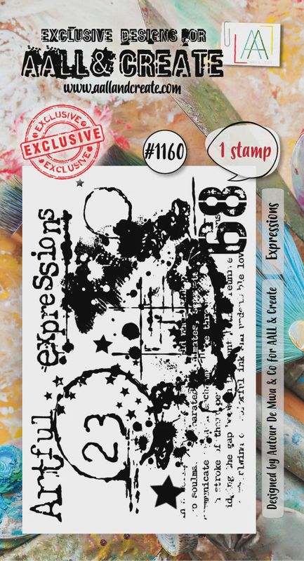 AALL and Create - A8 Stamp Set - Expressions