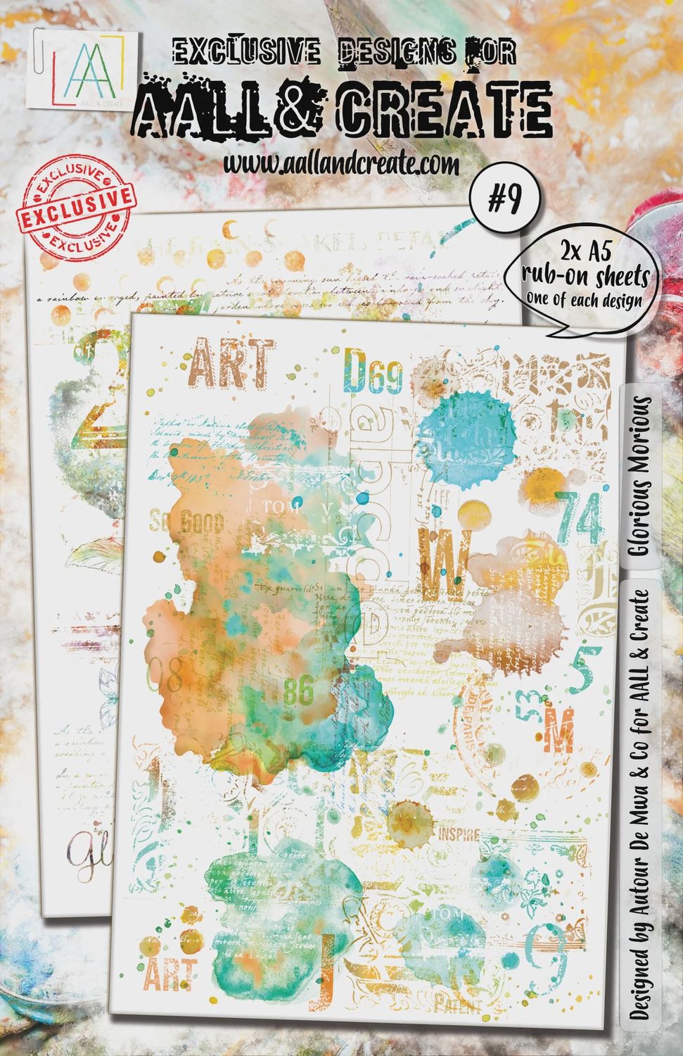 AALL and Create Rub-Ons - Glorious Morious