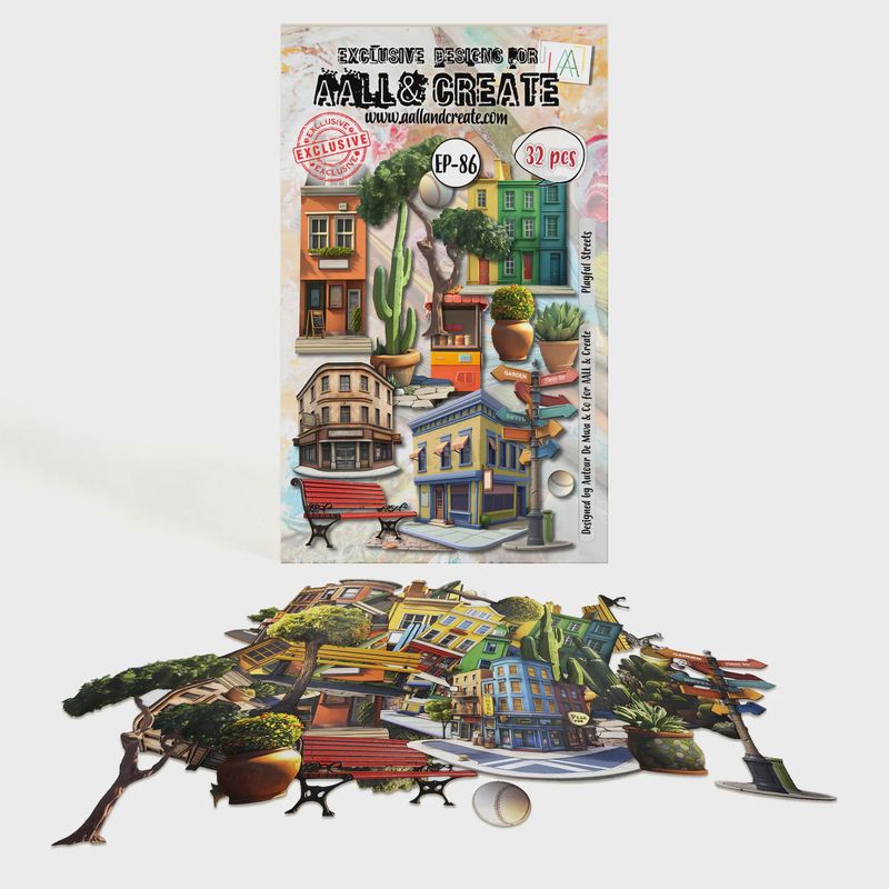 AALL and Create - Ephemera Die-Cuts - Playful Streets
