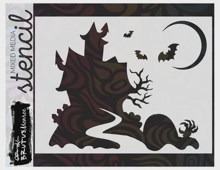 Paranormal Photo | A2 Stencil | Firework Frenzy