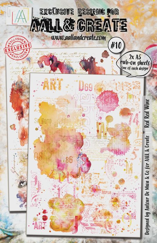 View   AALL and Create Rub-Ons - Red Red Wine